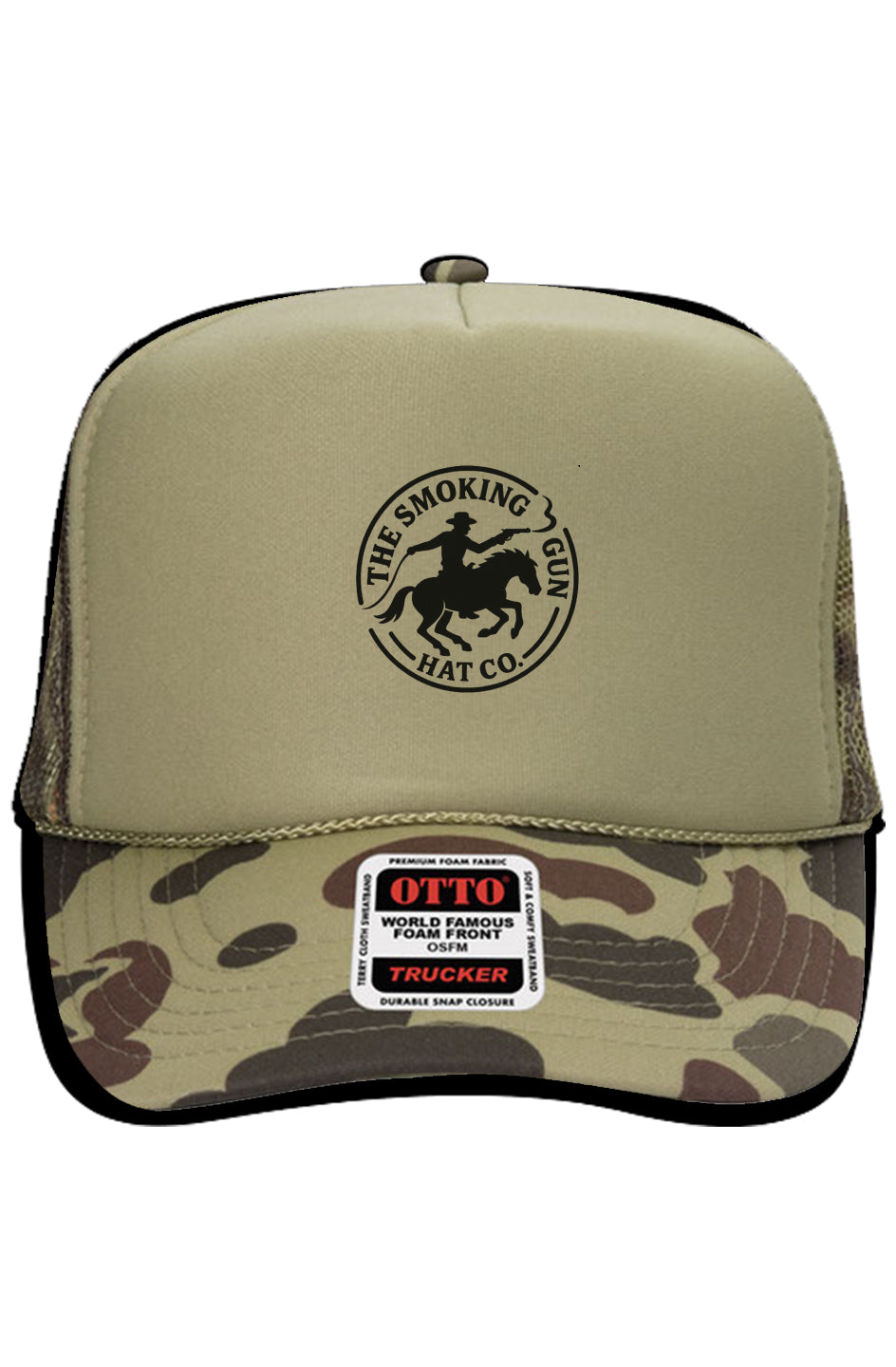 5 Panel High Crown Trucker Cap