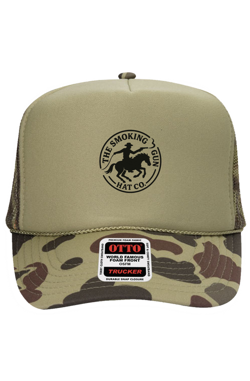 5 Panel High Crown Trucker Cap